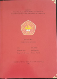 Image of PERJANJIAN KREDIT PEMILIKAN RUMAH KPR BERSUBSIDI PADA (BANK BRI CABANG MANOKWARI)