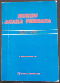 Image of HUKUM ACARA PERDATA.