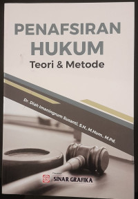 Image of PENAFSIRAN HUKUM Teori & Metode.